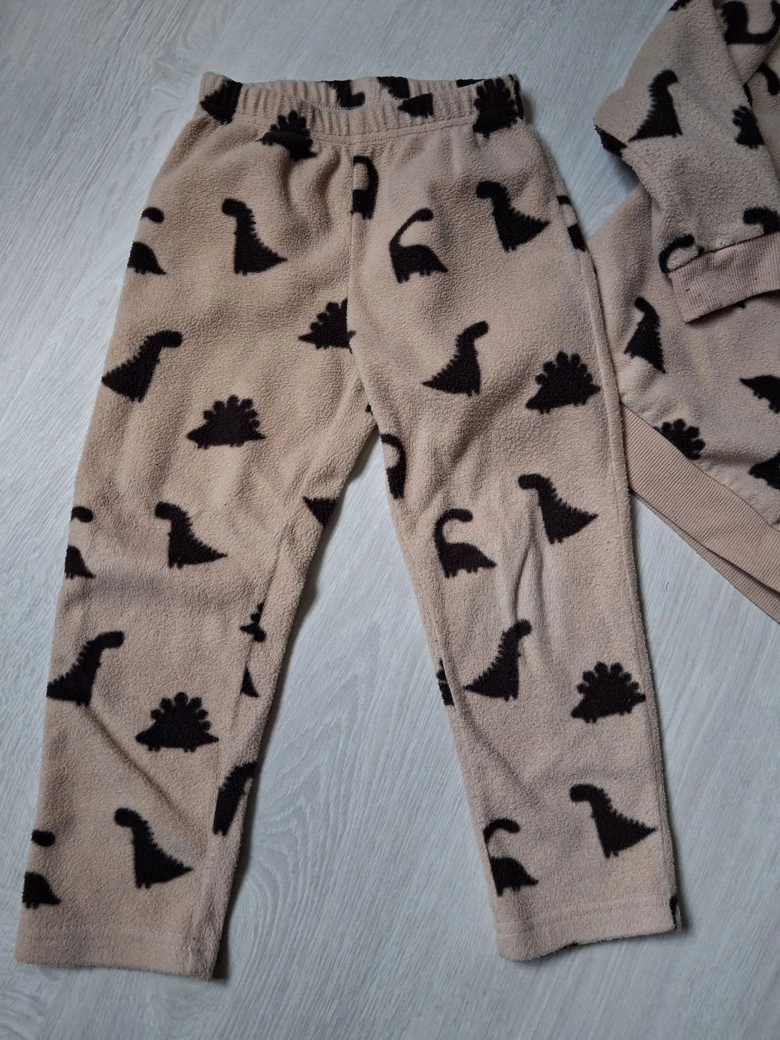 Pijama de lã Kiabi 4 anos (104 cm) dinossauro bege quente – photo 2